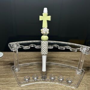 Green Cross Bling Pen 1 Of 1